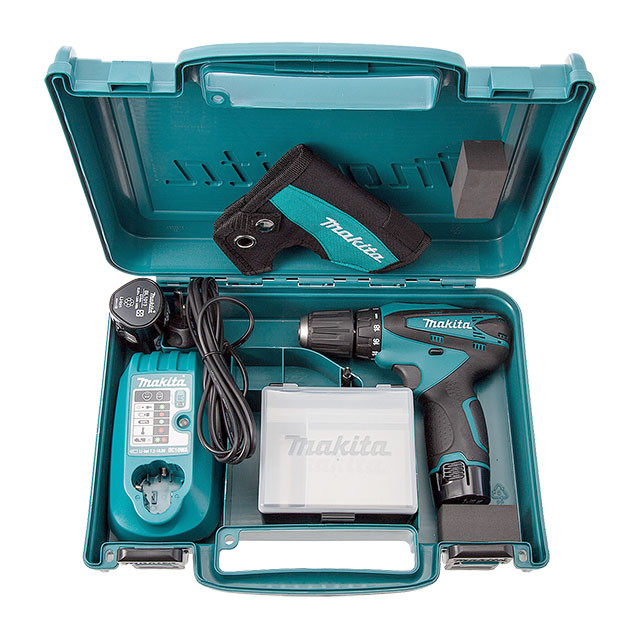 Шуруповёрт с аккумулятором Makita DF330DWE 10.8 В 0 - 1300 об/мин