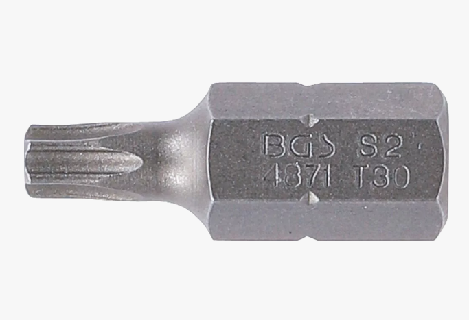 Bit | Lungime 30 mm | Antrenament 10 mm (3/8") | T-Star (pentru Torx) T30