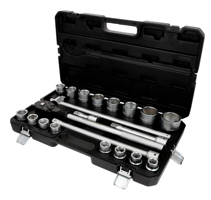 Set de chei, set de biți, 3/4 inch, 21 bucăți. KS TOOLS