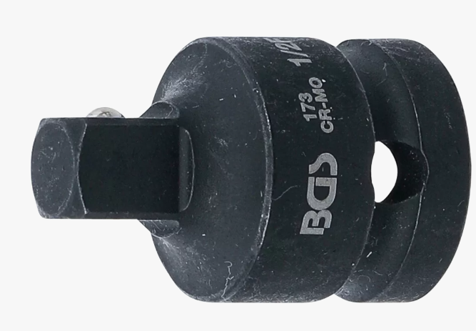 Adaptor pentru chei tubulare de impact  pătrat interior de 12,5 mm (1/2") - pătrat exterior de 10 mm (3/8")