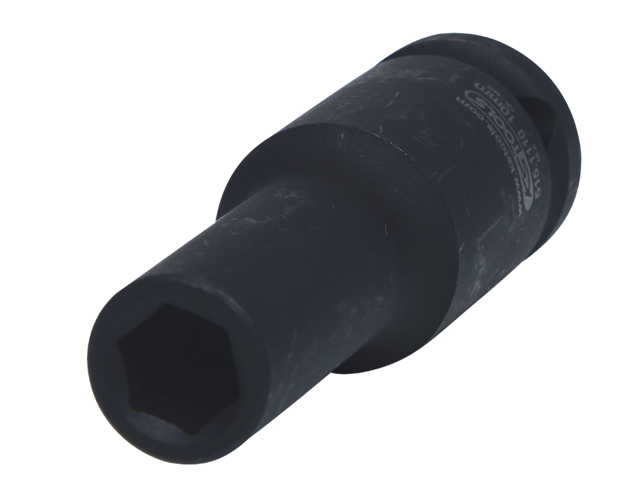 Шестигранная силовая торцовая головка 1/2", длинная, 10 мм