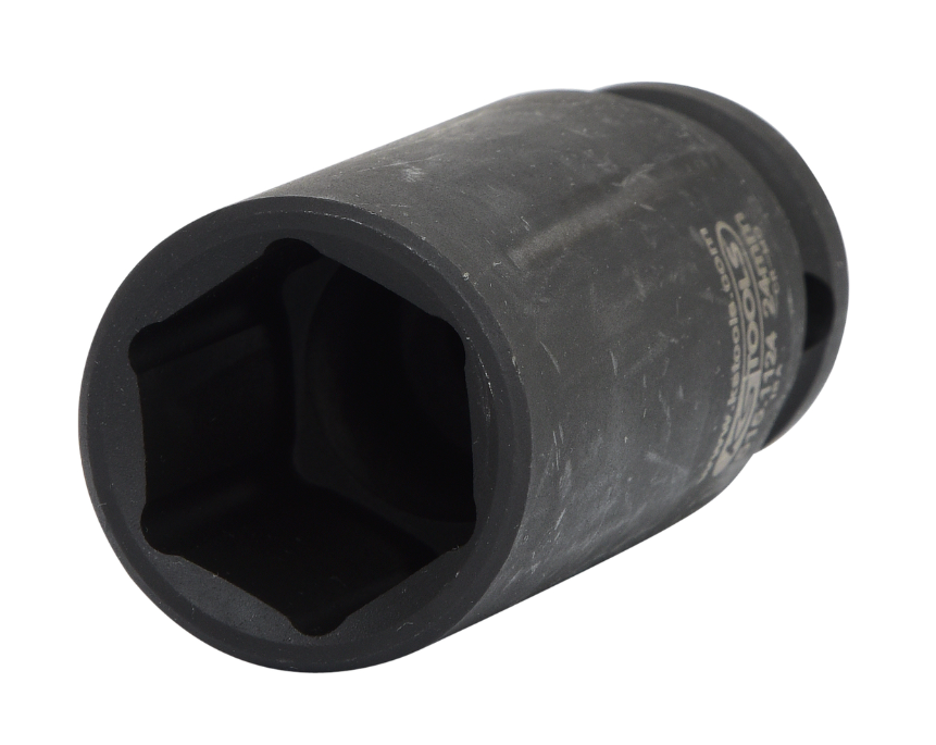 Шестигранная силовая торцовая головка 1/2", длинная, 24 мм