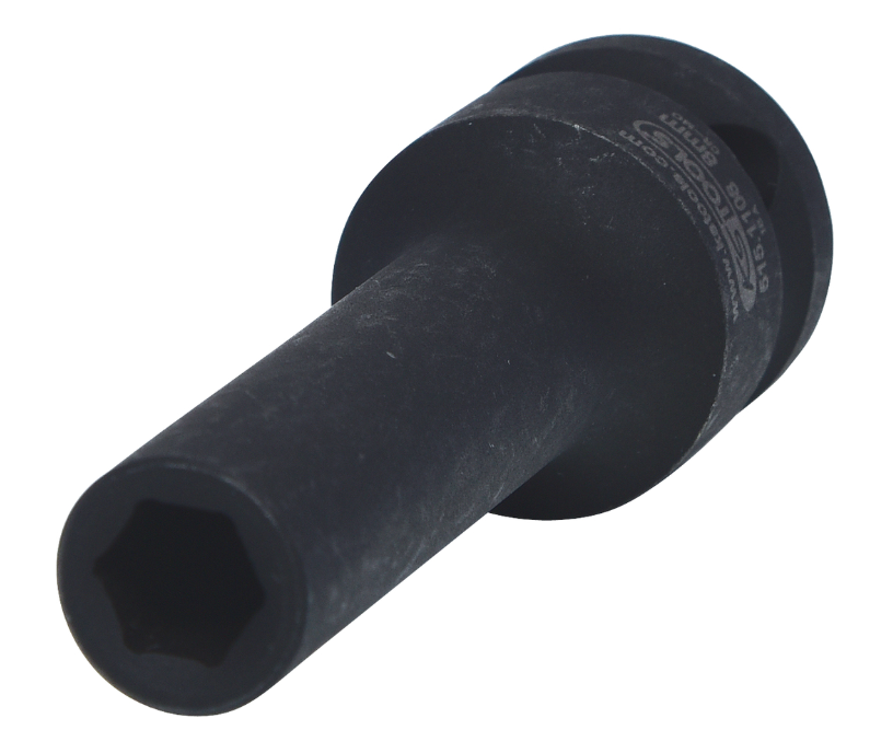 Шестигранная силовая торцовая головка 1/2", длинная, 8 мм