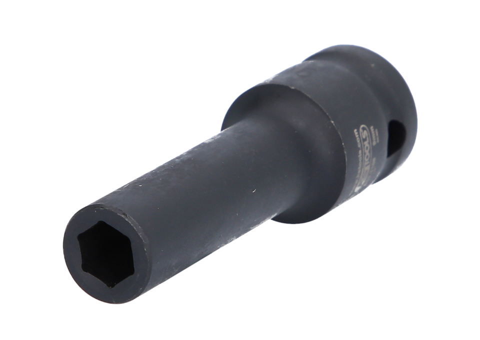 Шестигранная силовая торцовая головка 1/2", длинная, 9 мм