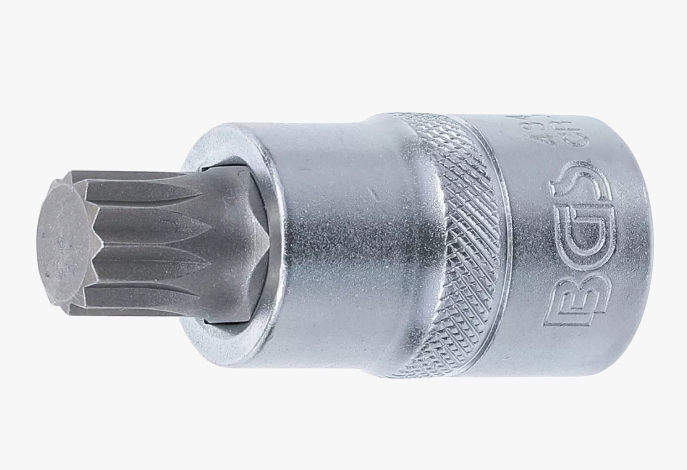 Cheie tubulară cu bit | Antrenament de 12,5 mm (1/2") | Canelură (pentru XZN) M14