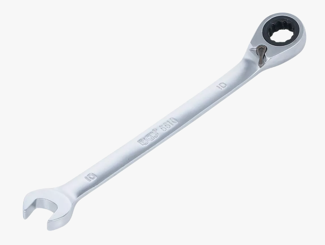 Cheie combinată cu clichet  reversibilă  10 mm